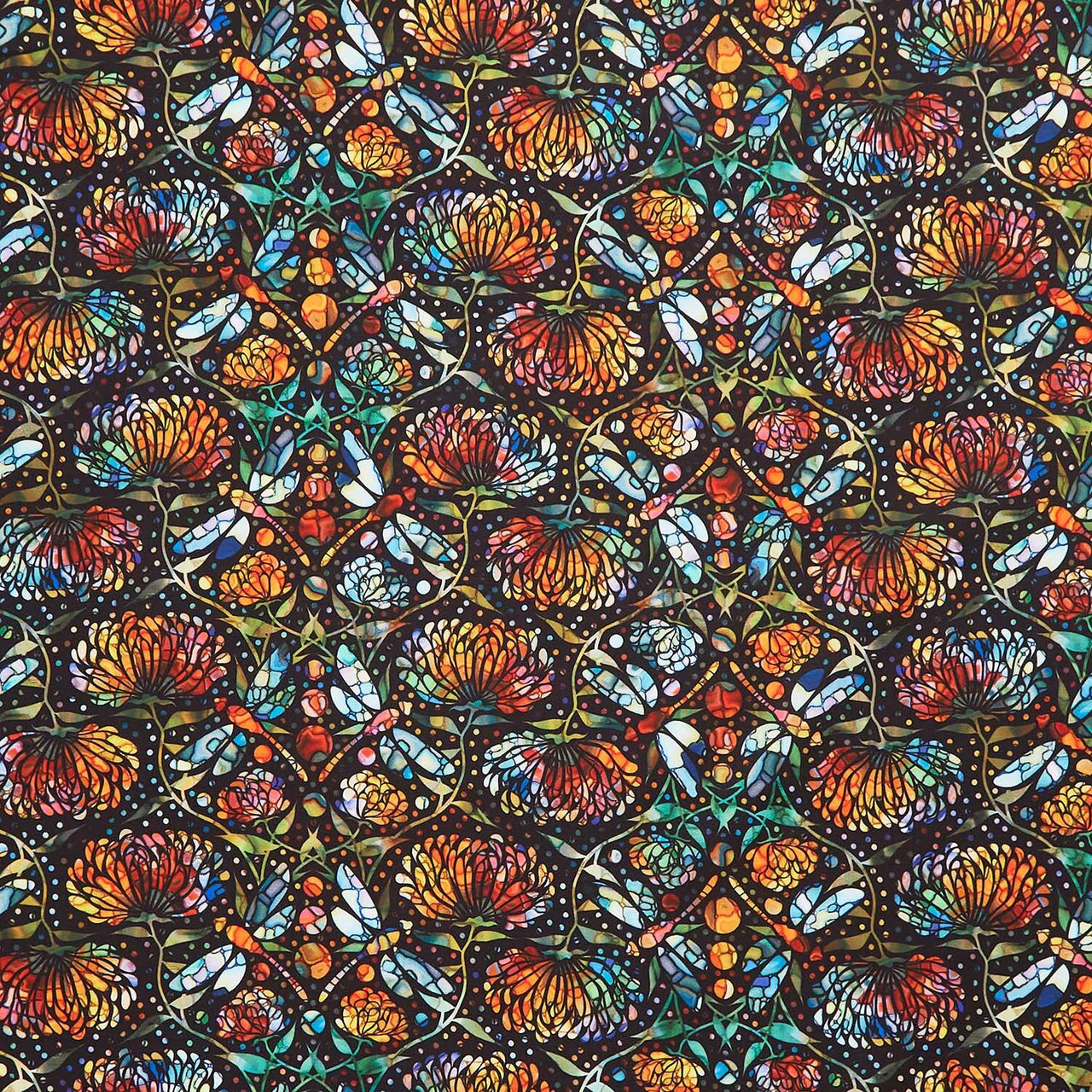 Dear Clara - Dragonflies Multi Yardage