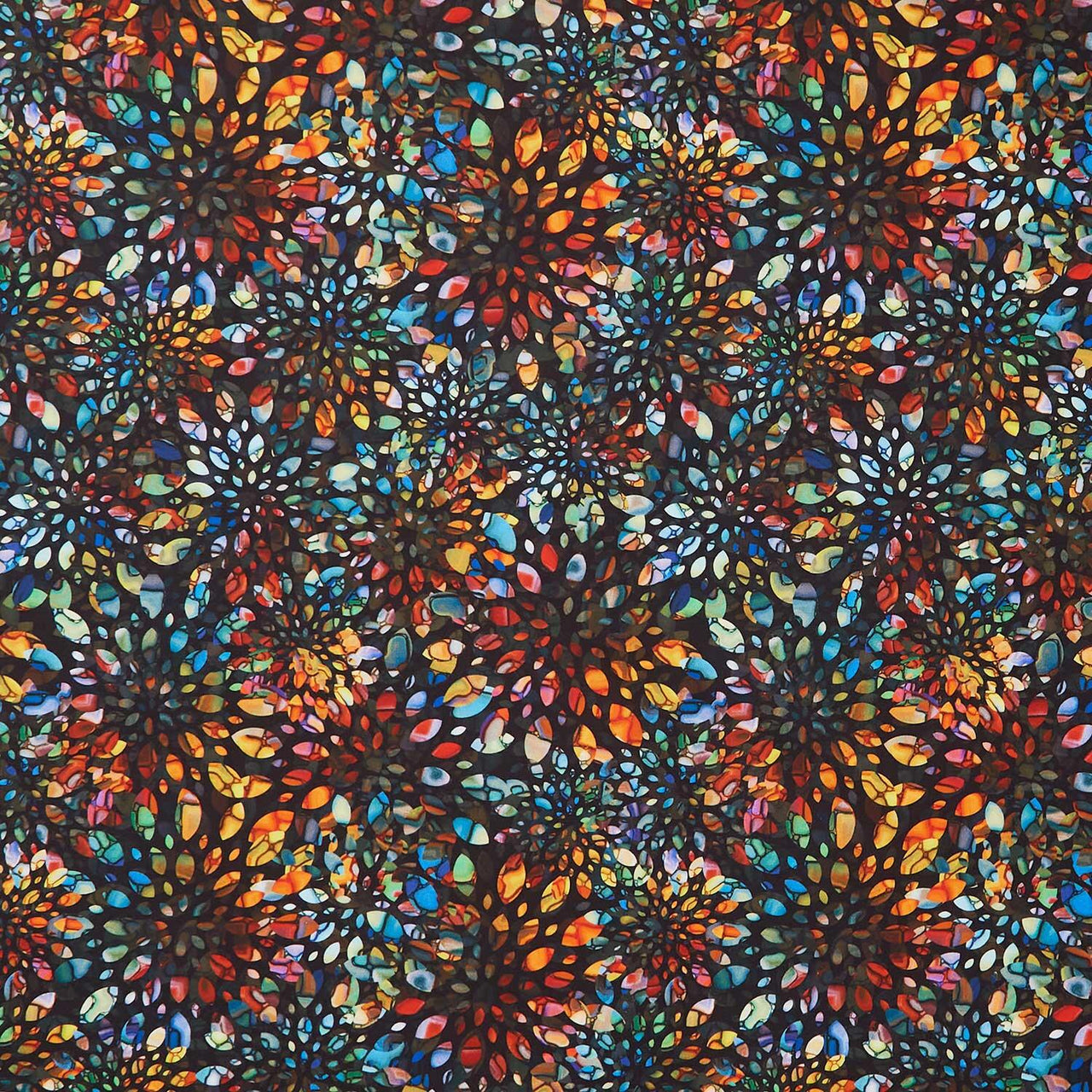 Dear Clara - Kaleidoscope Black Yardage