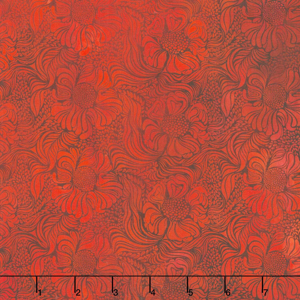 Dear Clara - Lush Red Yardage