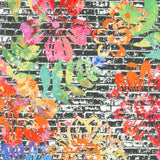 Urban Jungle II - Brick Floral Multi Yardage