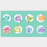 Dragon Friends - Dragon Faces Multi Panel