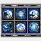 La Luna - Moon Block Blue Silver Panel
