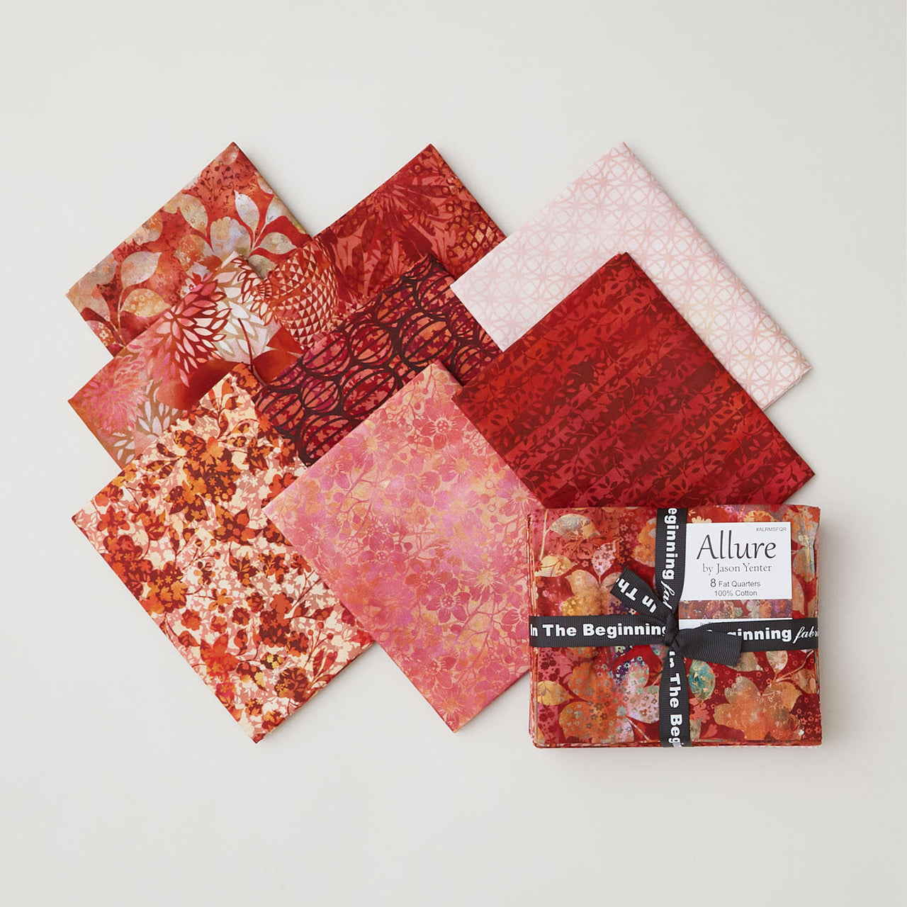 Allure Red Fat Quarter Bundle