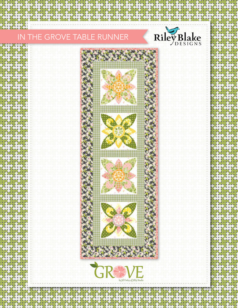 In the Grove Table Runner Free Quilt Pattern