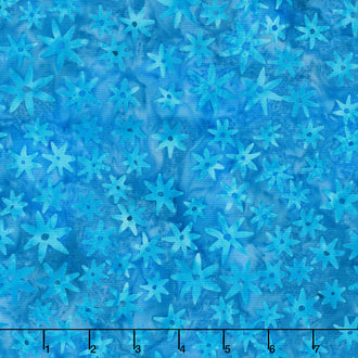 Tranquil Garden Batiks - Paper Whites Wave Yardage