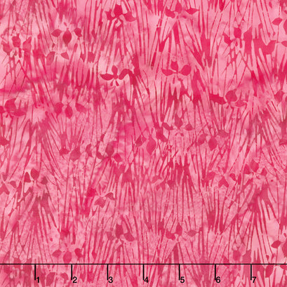 Meadow Sunshine Batiks - Grass Raspberry Yardage