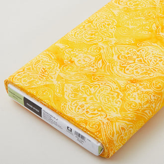 Orange Floral Burst Batiks 8 Yard Bolt