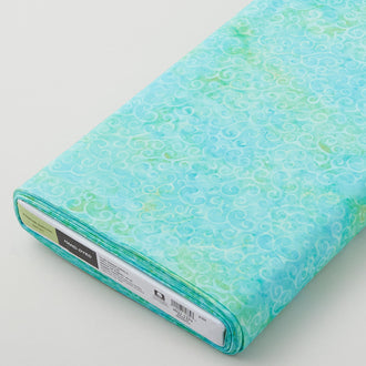 Blue Green Swirls Batiks 8 Yard Bolt