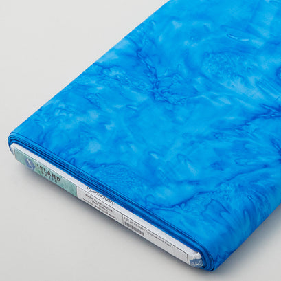 Turquoise Hand Dyed Batiks 8 Yard Bolt
