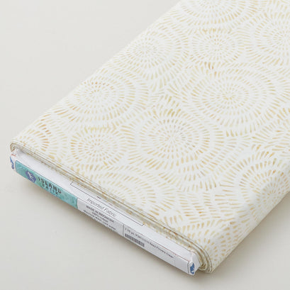 Bead Flowers Cream Batiks 8 Yard Bolt