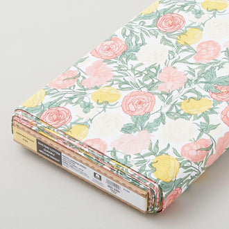 Pastel Cabbage Roses 8 Yard Bolt