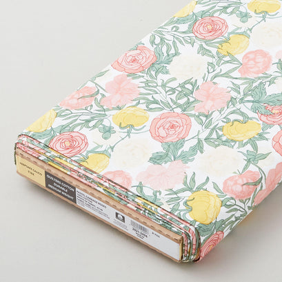 Pastel Cabbage Roses 8 Yard Bolt