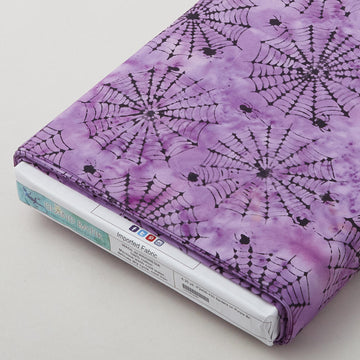 Spiders on Purple Batik 8 Yard Bolt