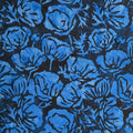 Liberty Batiks Favorites - Poppies Floral Blue Navy 2 Yard Cut
