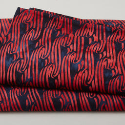 Liberty Batiks Favorites - Ribbons Blue Midnight Blue 2 Yard Cut
