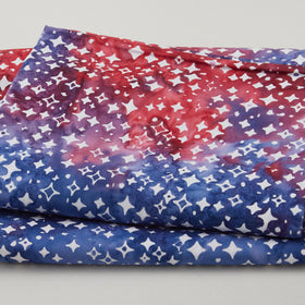Liberty Batiks Favorites - Sparkles Multi Red Blue Dusty 2 Yard Cut