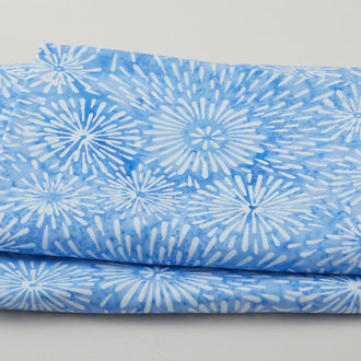 Liberty Batiks Favorites - Fireworks Blue Sky 2 Yard Cut