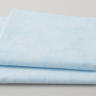 Liberty Batiks Favorites - Poppies Floral Blue Sky 2 Yard Cut