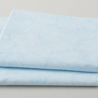 Liberty Batiks Favorites - Poppies Floral Blue Sky 2 Yard Cut