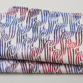 Liberty Batiks Favorites - Ribbons White 2 Yard Cut