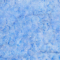 Rainbow Batiks Favorites - Swirls Blue French Blue 2 Yard Cut