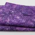 Rainbow Batiks Favorites - Square Flower Purple Merlot 2 Yard Cut