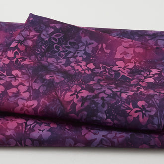 Rainbow Batiks Favorites - Hydrangea Purple Hyacinth 2 Yard Cut