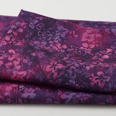 Rainbow Batiks Favorites - Hydrangea Purple Hyacinth 2 Yard Cut