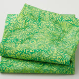 Rainbow Batiks Favorites - Vines Green Turtle 5 Yard Cut