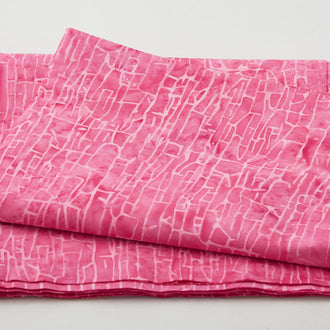Crackle Texture Pink Batik 2 Yard Cut