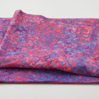 Purple Swirls Batik 2 Yard Cut