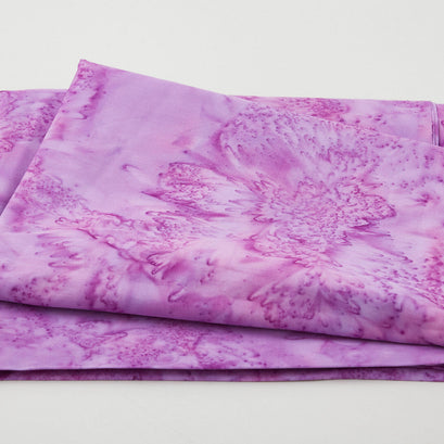 Purple Hand Dyed Batik 2 Yard Cut
