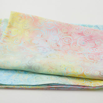 Bright Geo Patterns Batik 2 Yard Cut