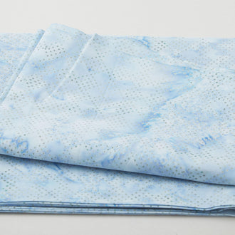Light Blue Gray Dot Batik 2 Yard Cut
