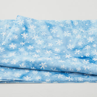 Snowflakes-Powder Blue - 1 Yard Cut