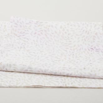 Petal Blender White Batik - 1 Yard Cut