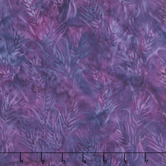 Autumn Ember Batiks - Wheat Purple Yardage