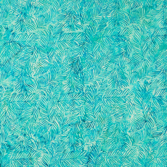 Fiesta Batiks - Feather Aqua Yardage
