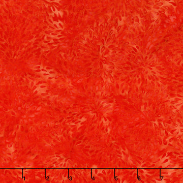 Fiesta Batiks - Marigold Red Yardage