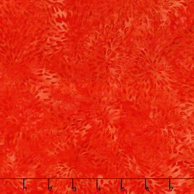 Fiesta Batiks - Marigold Red Yardage