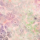 Meadow Hues Batiks - Daisy Red Shell Yardage