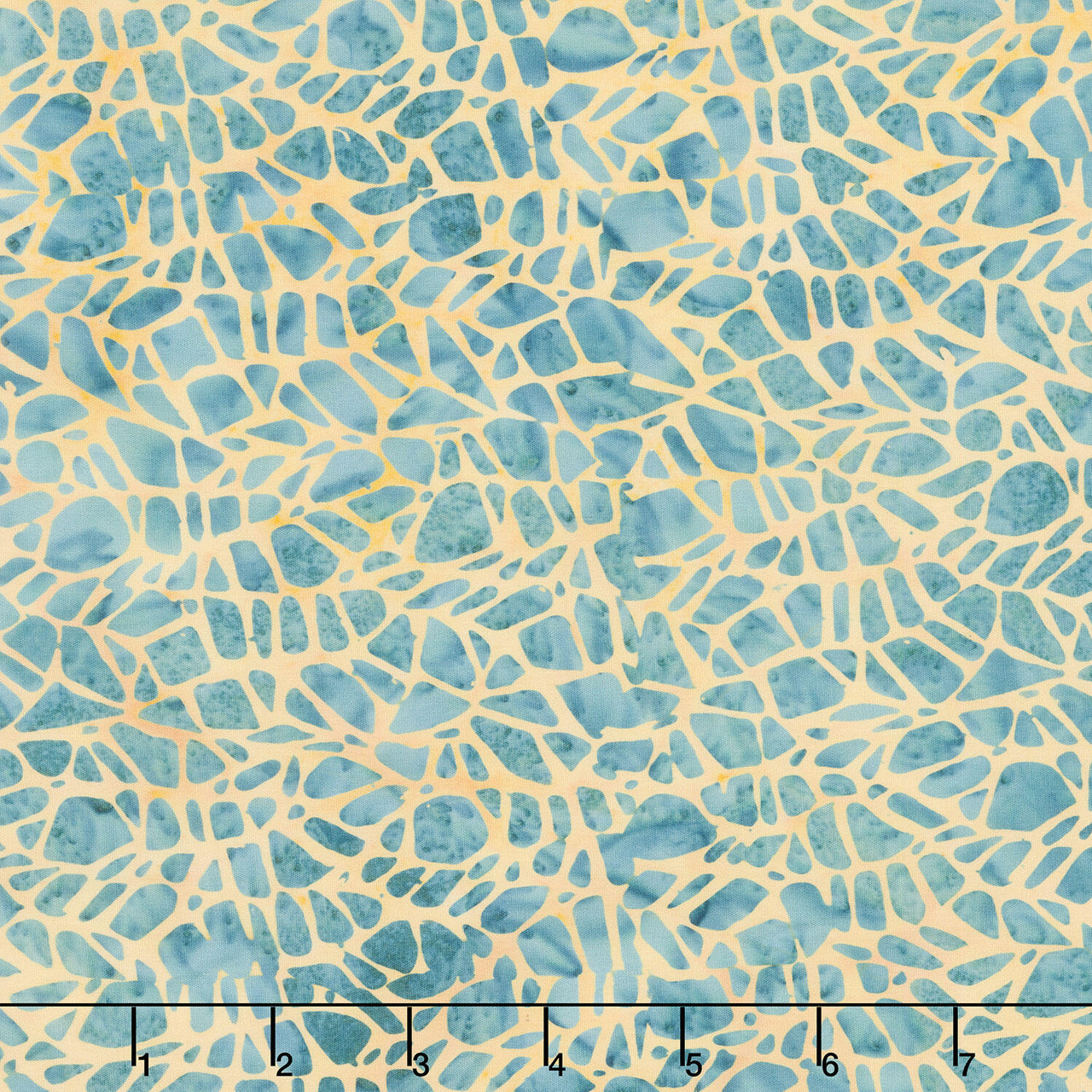 Stone Strata Batiks - Agate Multi Green Yardage