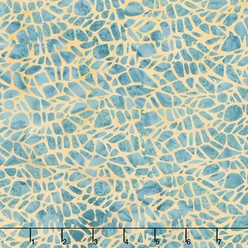 Stone Strata Batiks - Agate Multi Green Yardage