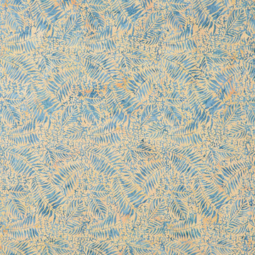 Stone Strata Batiks - Fossil Fern Leaf Multi Green Yardage