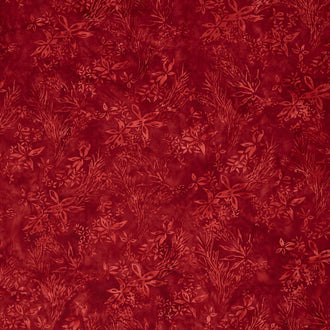 Dreamweaver Batiks - Wildflowers Red Cherry Yardage