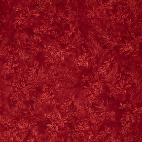 Dreamweaver Batiks - Wildflowers Red Cherry Yardage