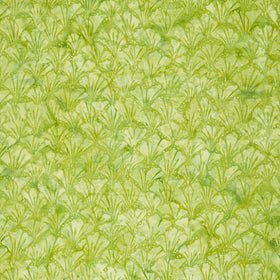 Dreamweaver Batiks - Ginko Leaf Green Honeydew Yardage