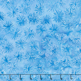 Dreamweaver Batiks - Dandelion Blue Sky Yardage