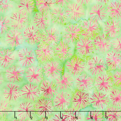 Everlasting Batiks - Dandelion Multi Pink Yardage