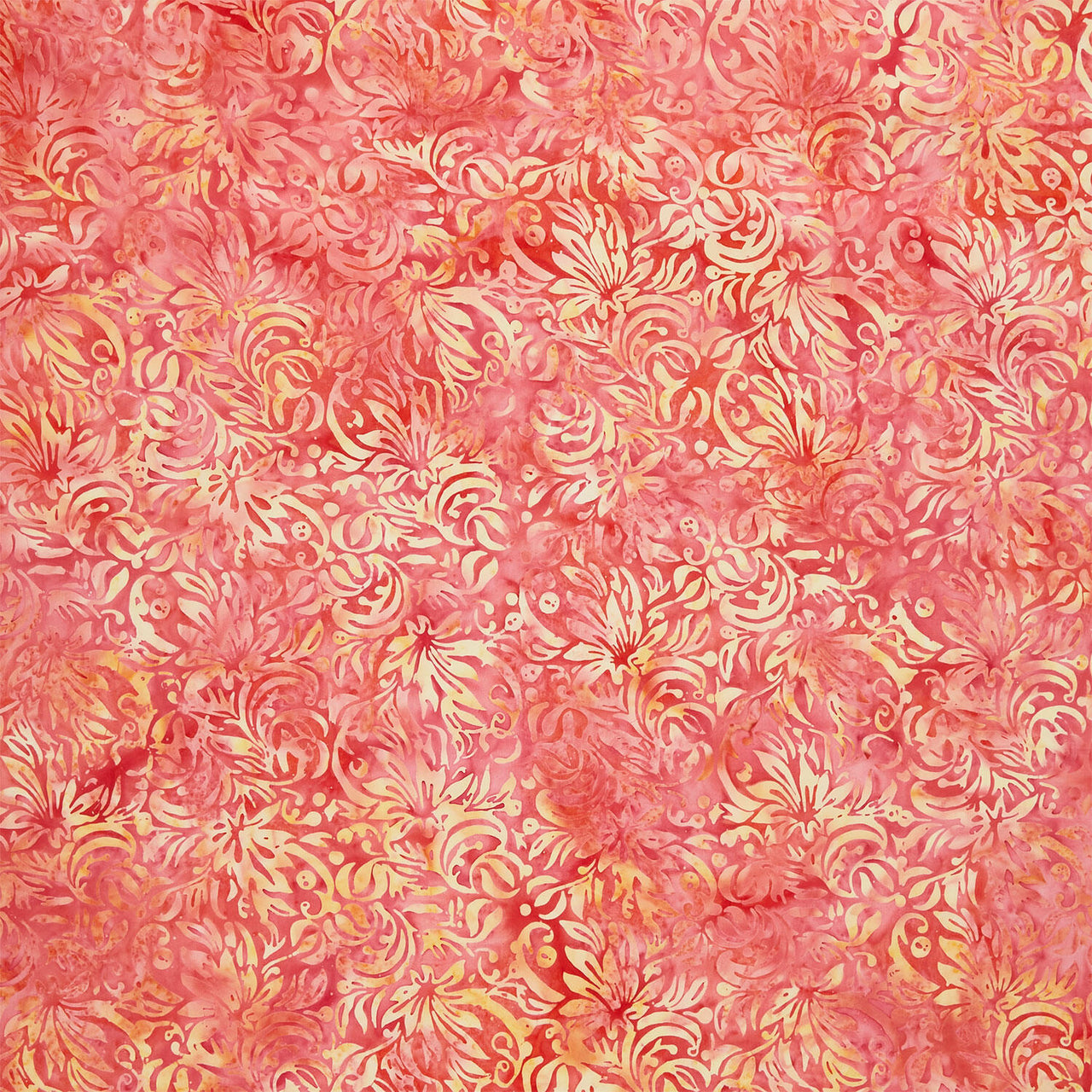 Everlasting Batiks - Square Floral Multi Pink Sunset Yardage